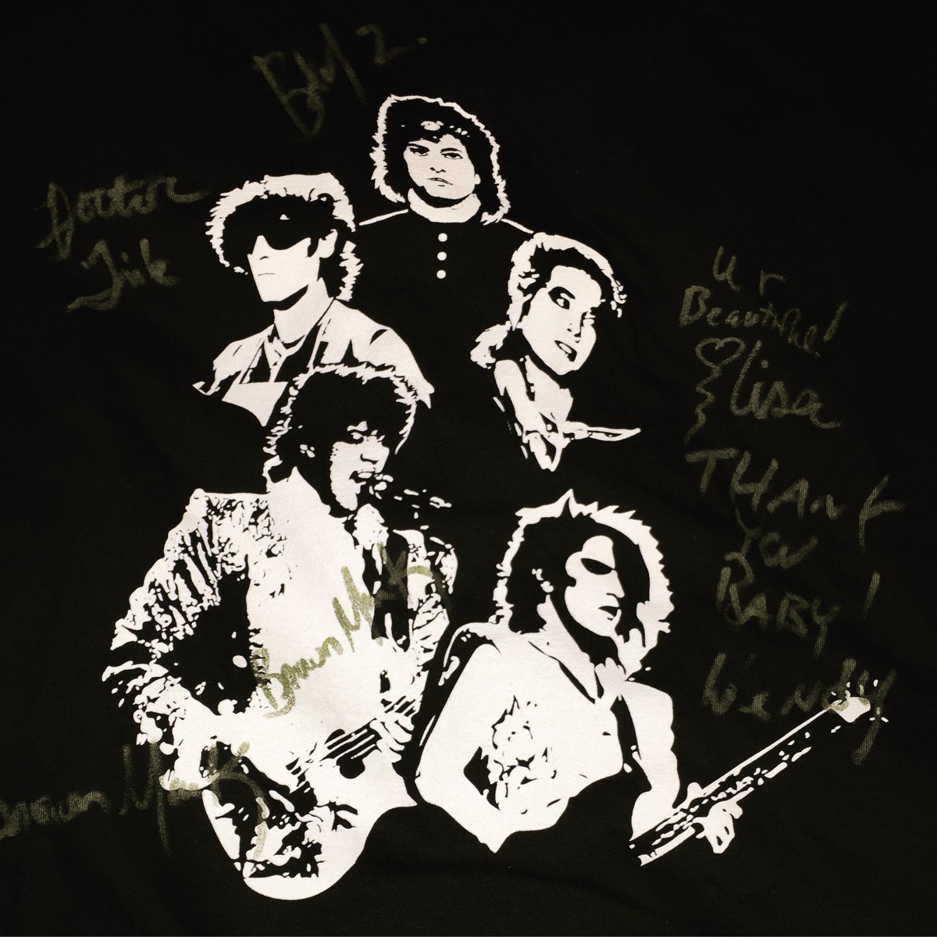 The Revolution band artwork t-shirt signed by the band members